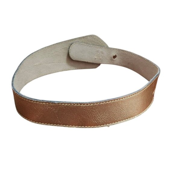 Calleron Adjustable Belt Women\'s Gold Leather Size M main image 6